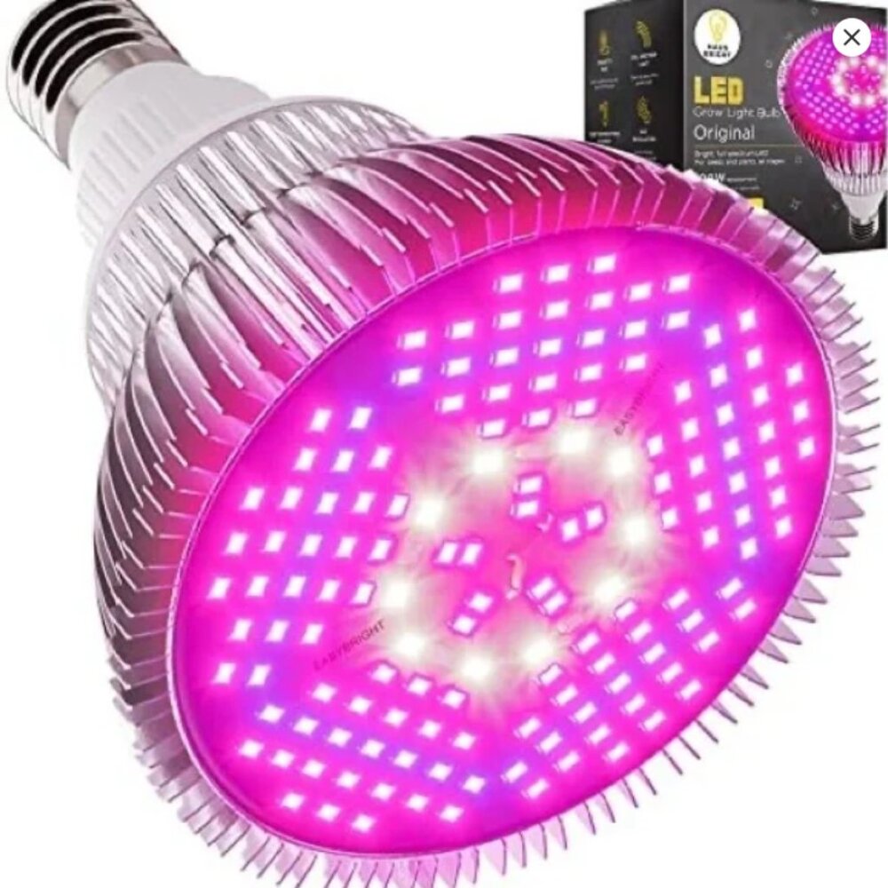 Lot of 2  Haus Bright LED Grow Light Bulb Full Spectrum E27 Base 1200 Lumens